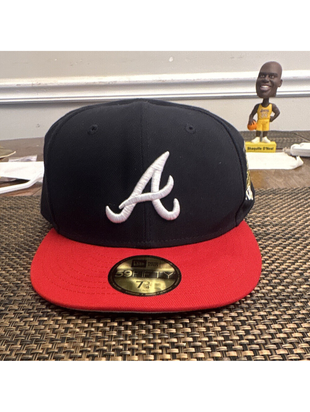 New Era 59FIFTY Atlanta Braves MLB World Series Fitted Cap Black/Red 7 3/4